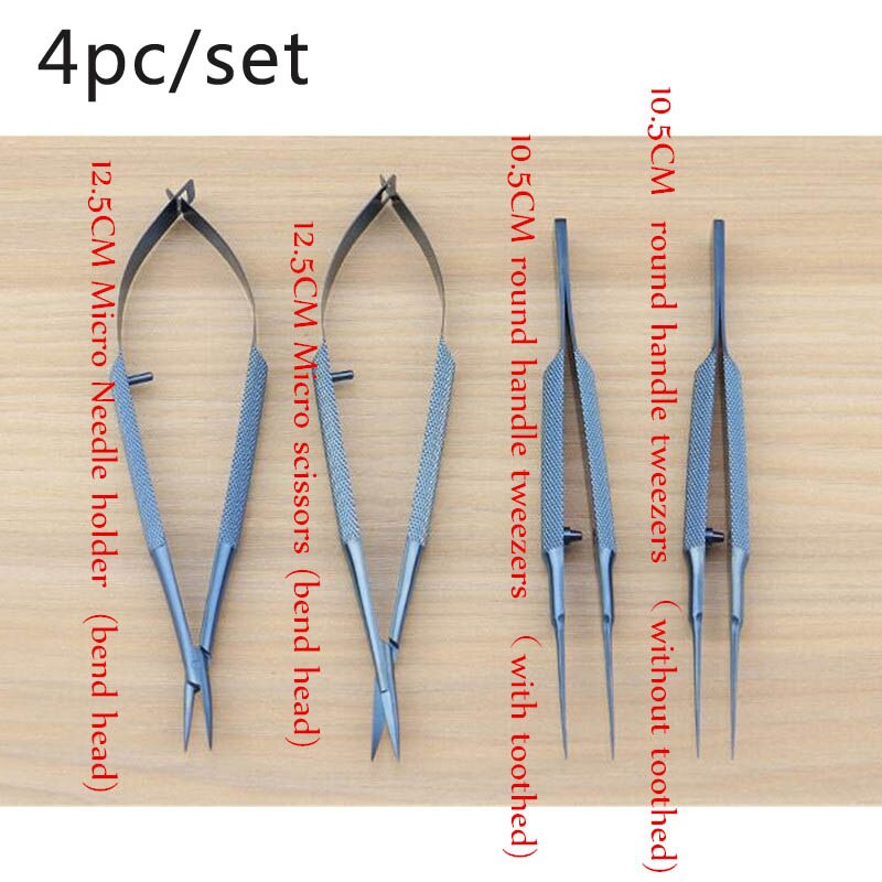 4 / Ȱ  microsurgical instruments 12.5 cm  + ٴ Ȧ +  η ƿ ܰ 